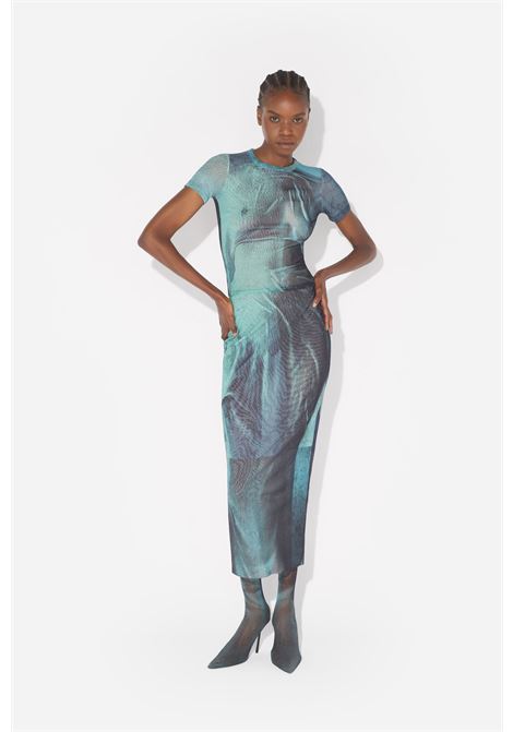 t-shirt water baby donna indigo JEAN PAUL GAULTIER | 25/03-W-TO313-M004P5557